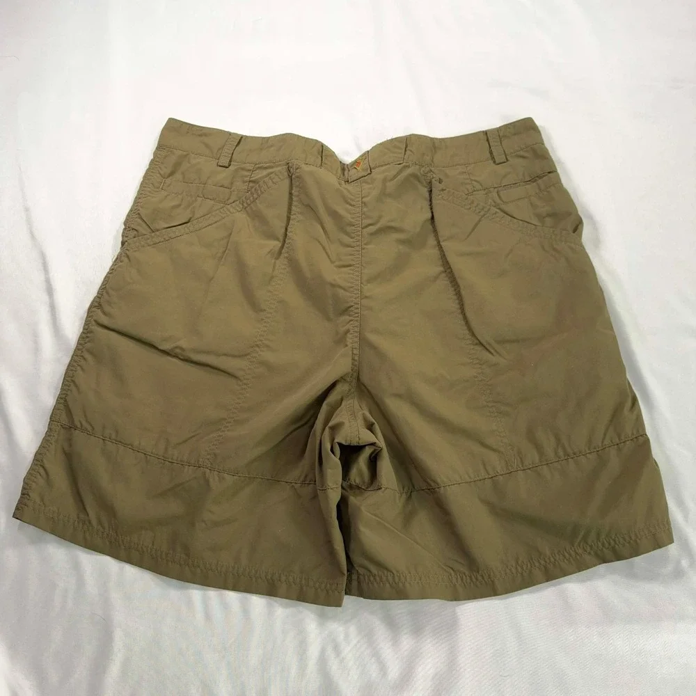 SCOTTeVEST Travel Shorts Olive Green Hiking MultiPocket 7